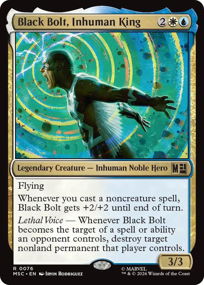Black Bolt, Inhuman King (76) [Marvel Super Heroes Commander]