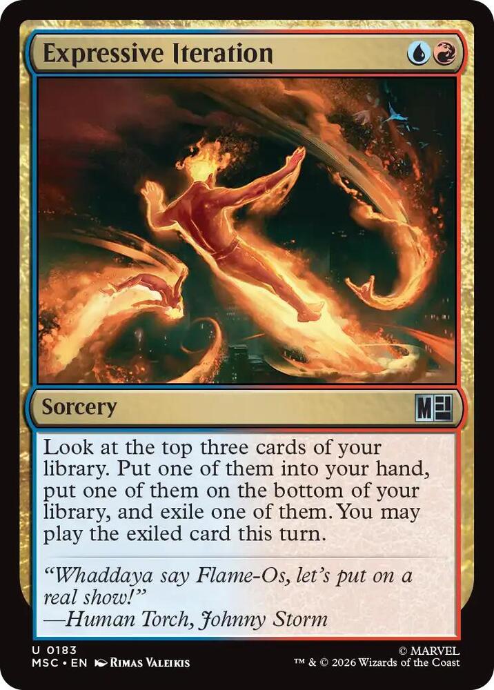 Expressive Iteration (Surge Foil) (183) [Marvel Super Heroes Commander]