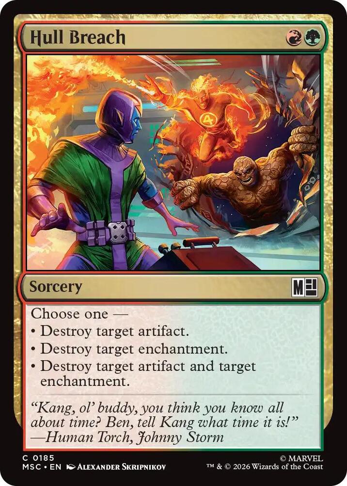 Hull Breach (Surge Foil) (185) [Marvel Super Heroes Commander]