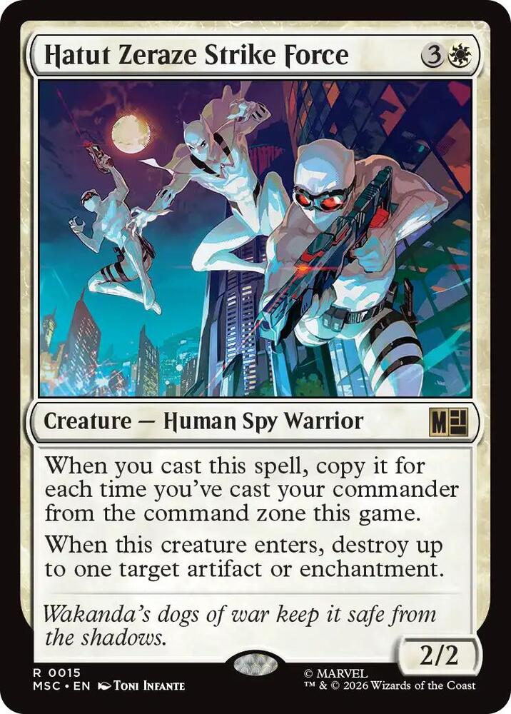 Hatut Zeraze Strike Force (Surge Foil) (15) [Marvel Super Heroes Commander]