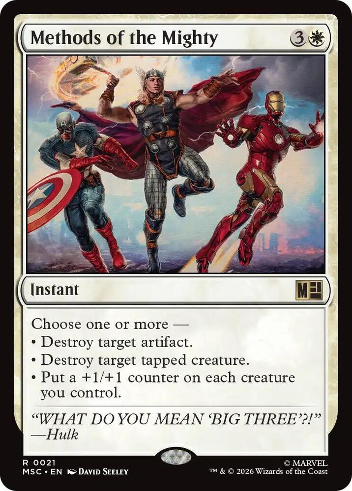 Methods of the Mighty (Surge Foil) (21) [Marvel Super Heroes Commander]