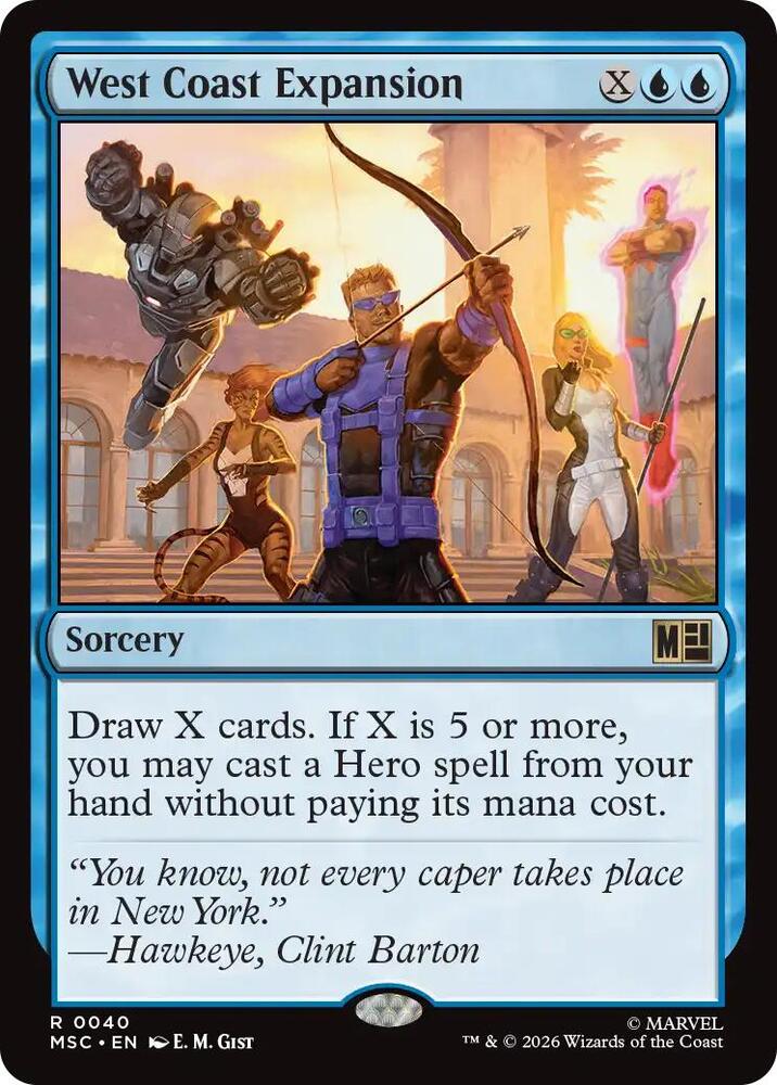 West Coast Expansion (Surge Foil) (40) [Marvel Super Heroes Commander]