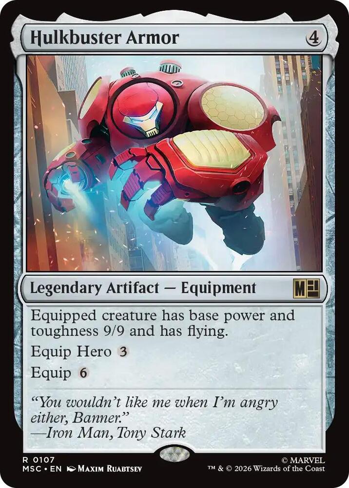 Hulkbuster Armor (Surge Foil) (107) [Marvel Super Heroes Commander]