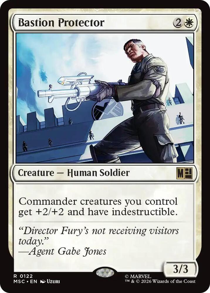Bastion Protector (Surge Foil) (122) [Marvel Super Heroes Commander]