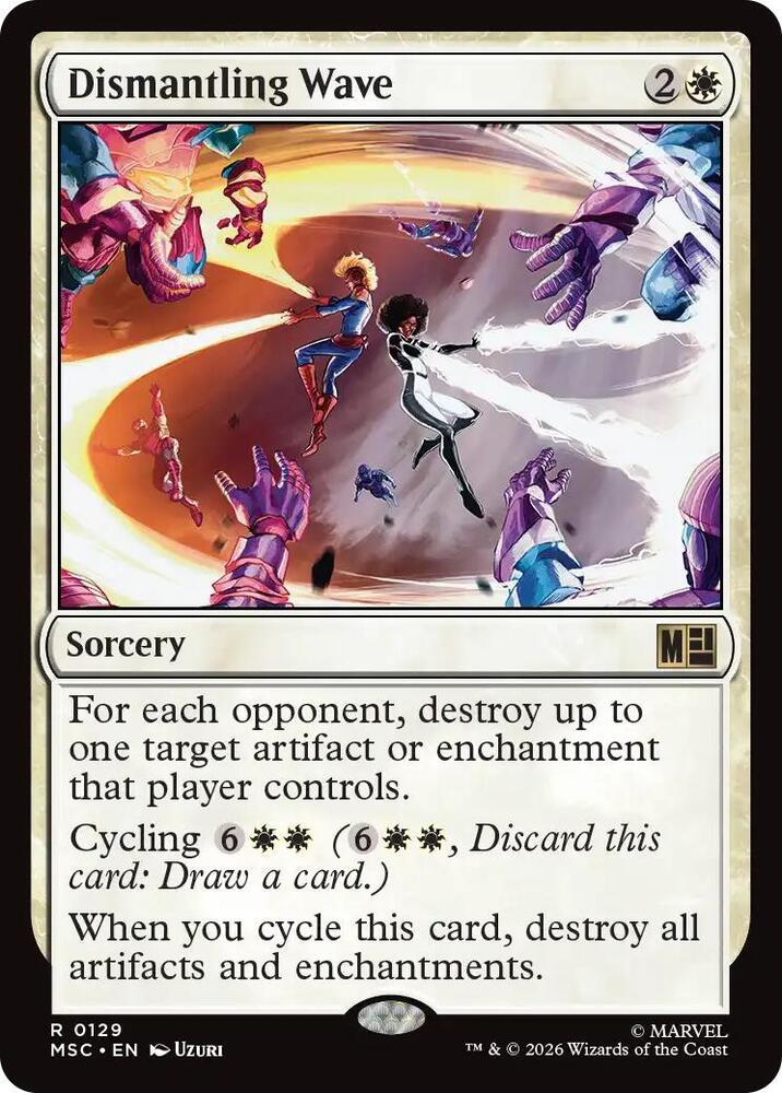 Dismantling Wave (Surge Foil) (129) [Marvel Super Heroes Commander]