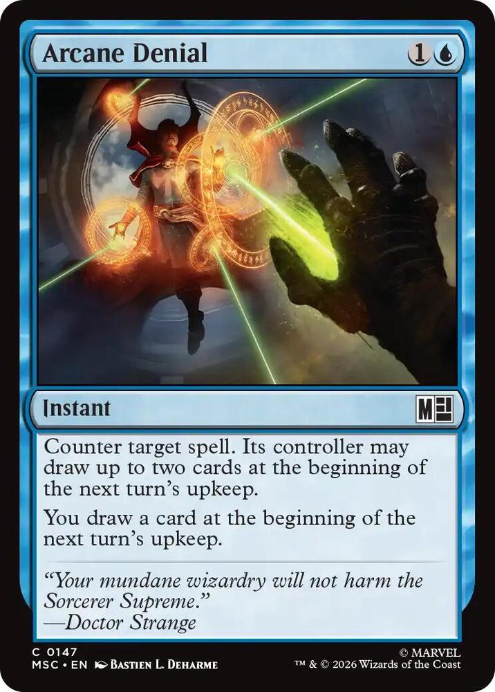 Arcane Denial (Surge Foil) (147) [Marvel Super Heroes Commander]