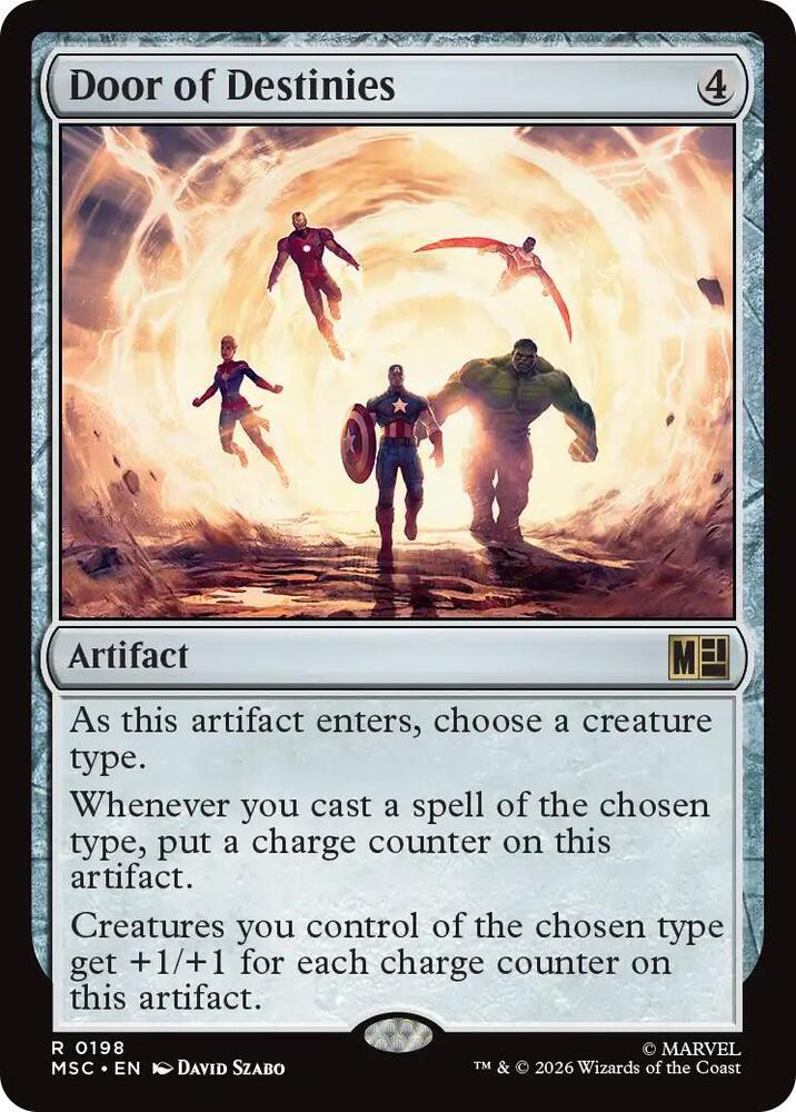 Door of Destinies (Surge Foil) (198) [Marvel Super Heroes Commander]