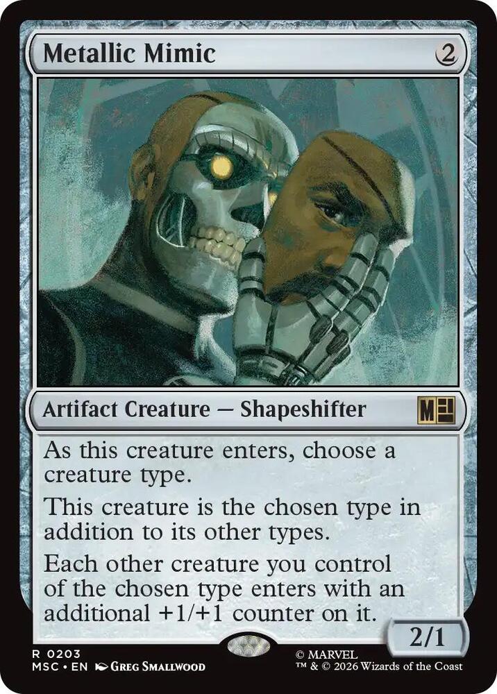 Metallic Mimic (Surge Foil) (203) [Marvel Super Heroes Commander]