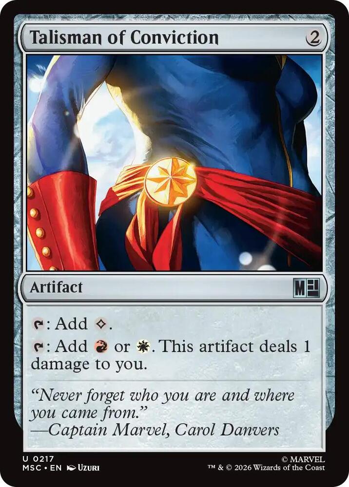 Talisman of Conviction (Surge Foil) (217) [Marvel Super Heroes Commander]