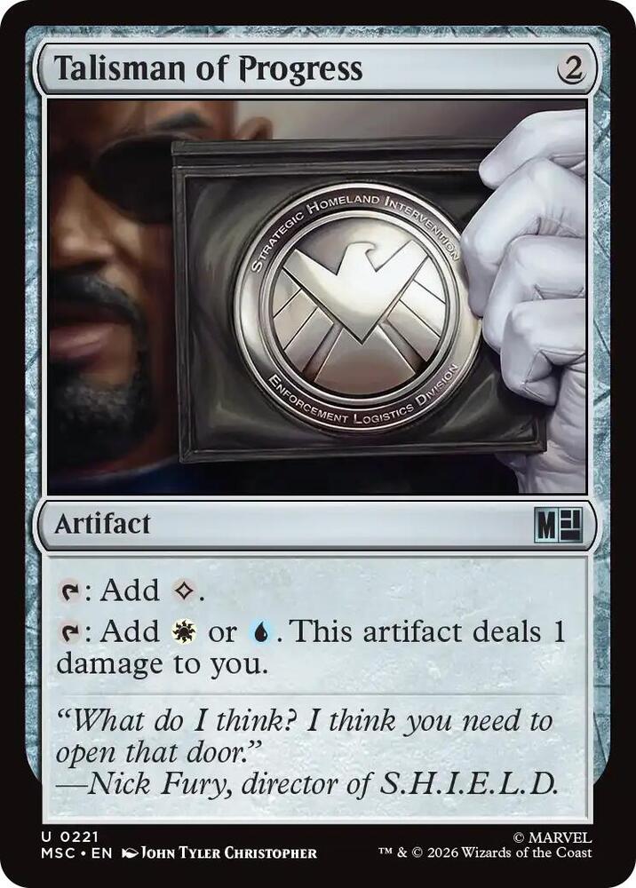 Talisman of Progress (Surge Foil) (221) [Marvel Super Heroes Commander]