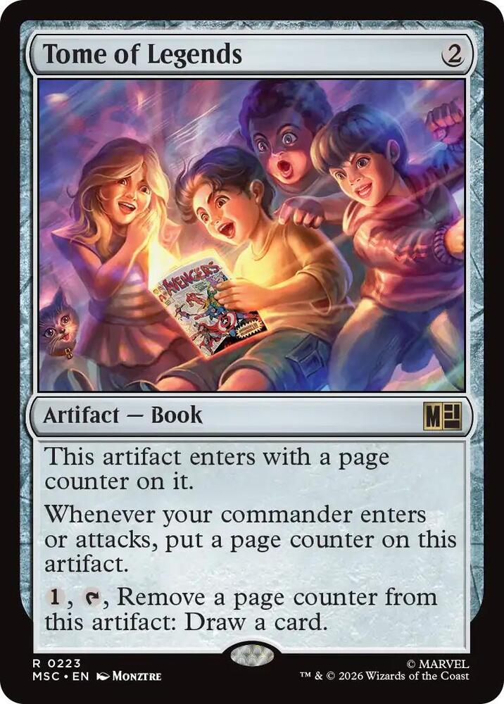 Tome of Legends (Surge Foil) (223) [Marvel Super Heroes Commander]