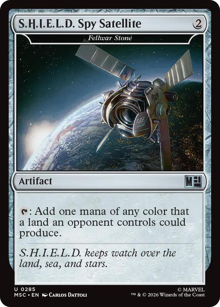 S.H.I.E.L.D. Spy Satellite - Fellwar Stone (Surge Foil) (285) [Marvel Super Heroes Commander]