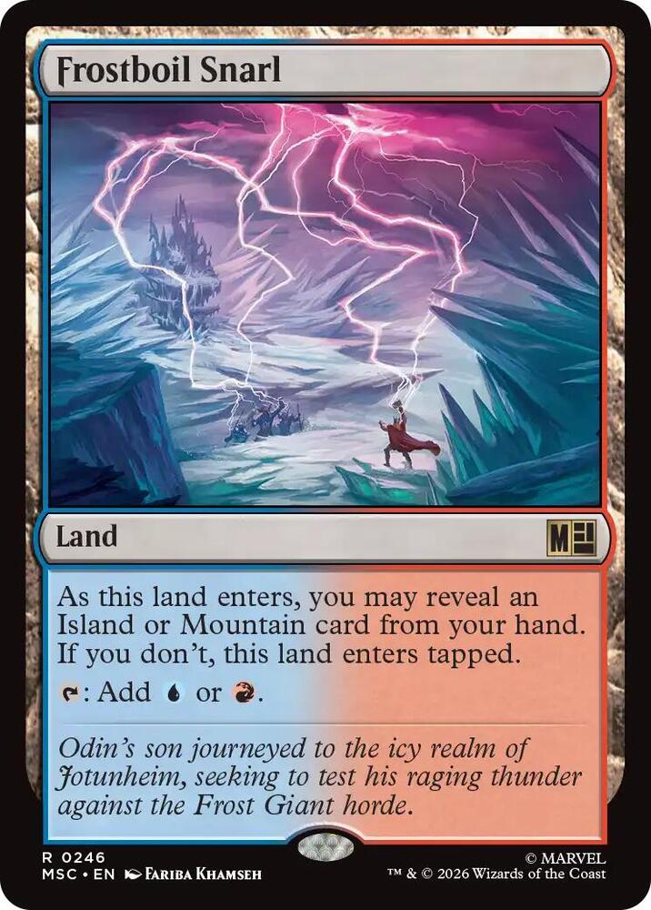 Frostboil Snarl (Surge Foil) (246) [Marvel Super Heroes Commander]