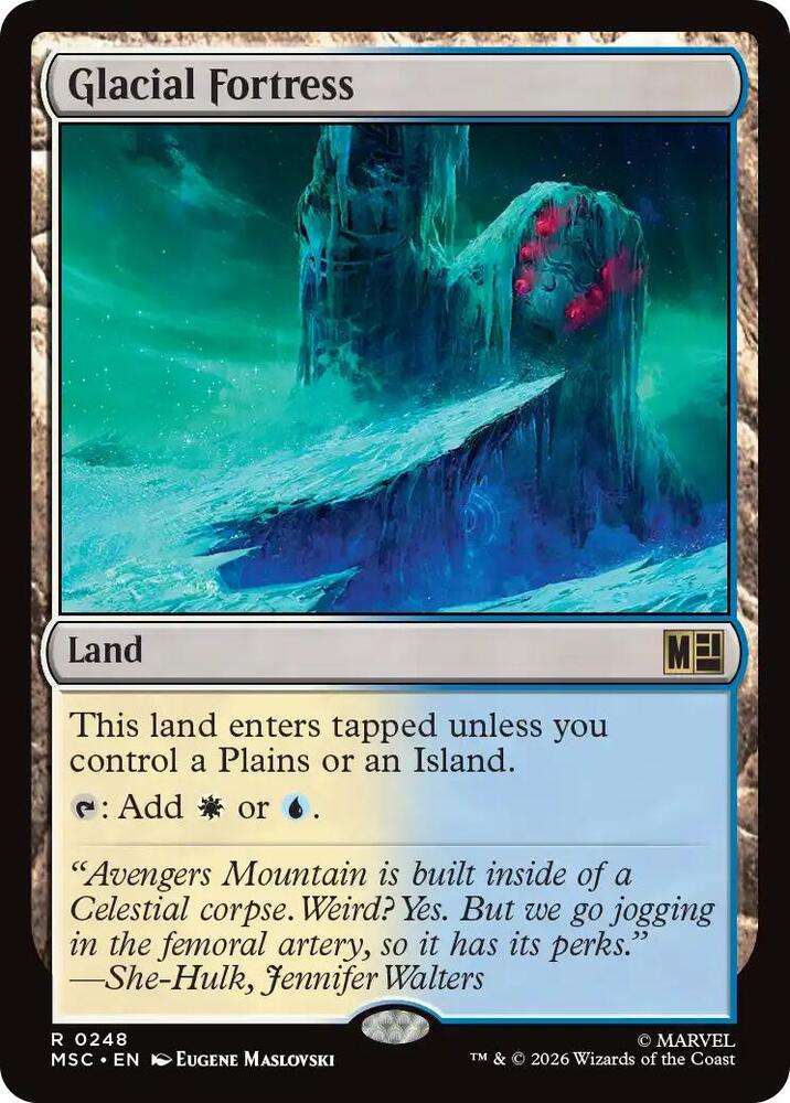 Glacial Fortress (Surge Foil) (248) [Marvel Super Heroes Commander]