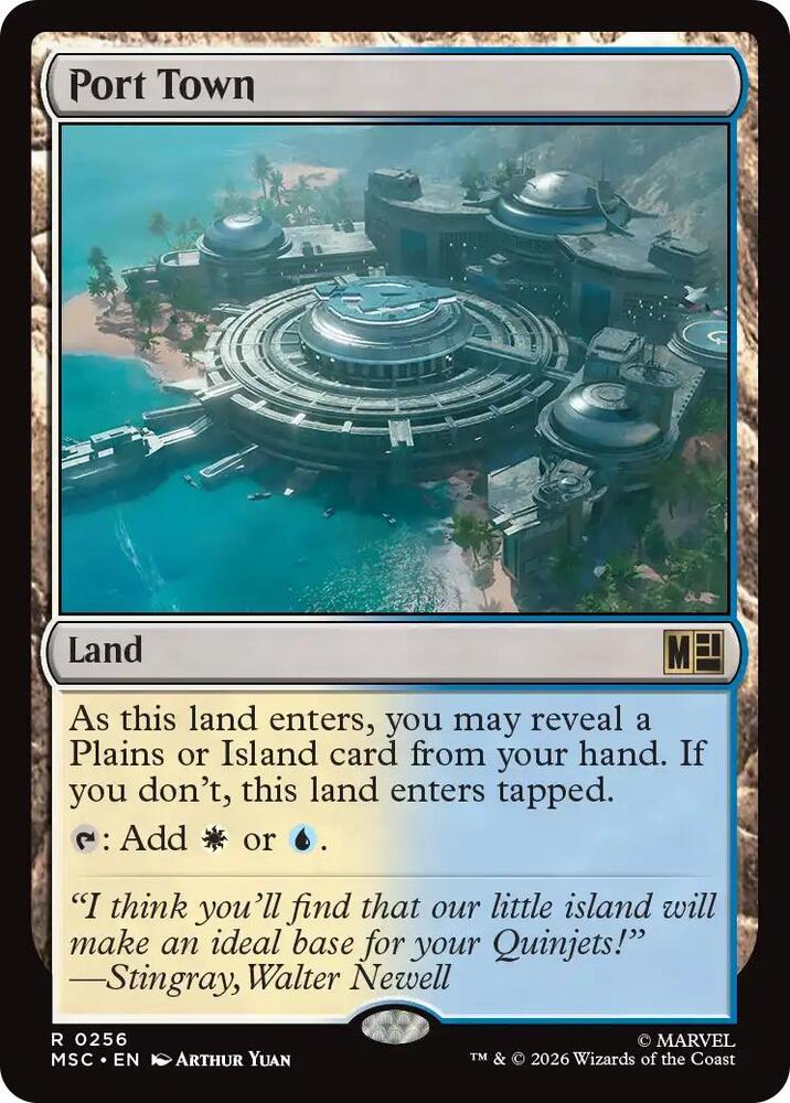 Port Town (Surge Foil) (256) [Marvel Super Heroes Commander]