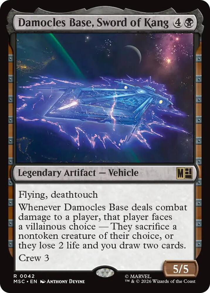 Damocles Base, Sword of Kang (42) [Marvel Super Heroes Commander]