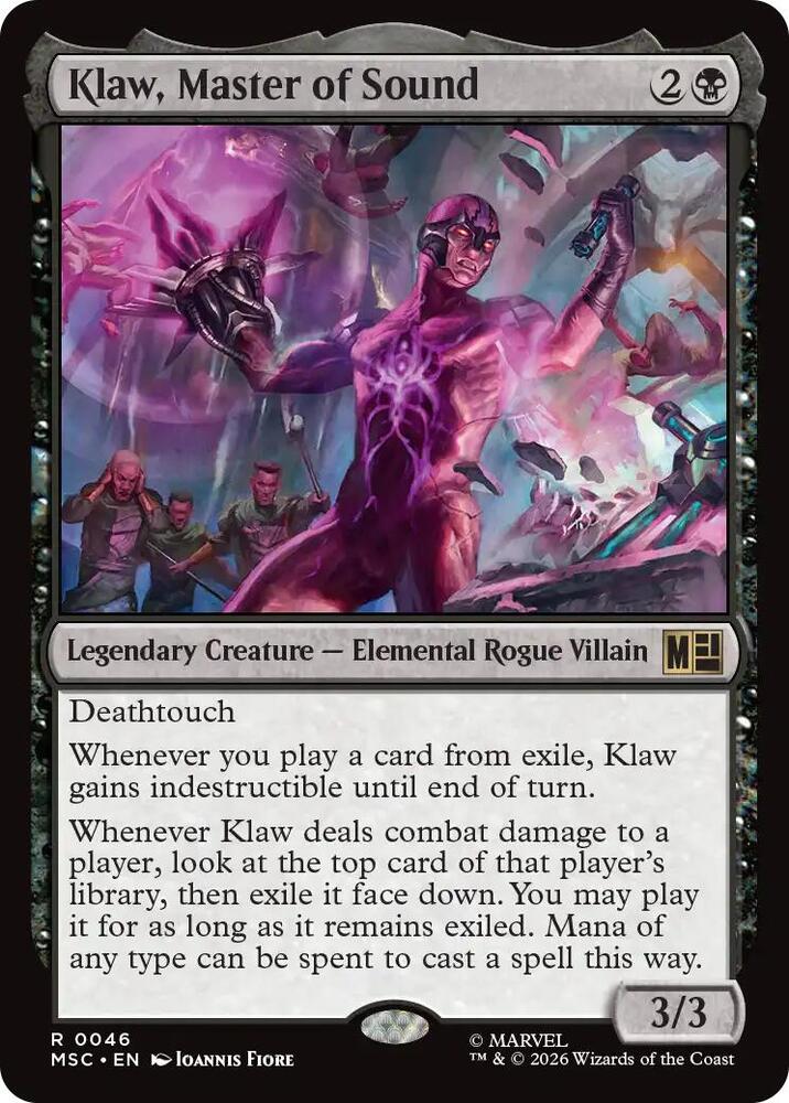 Klaw, Master of Sound (46) [Marvel Super Heroes Commander]