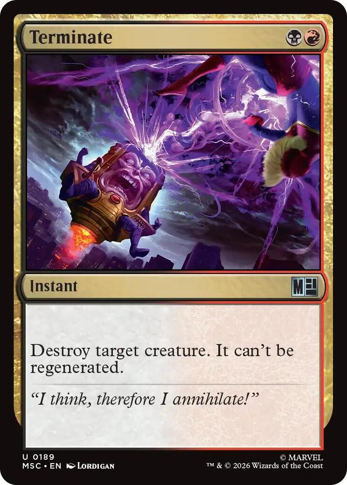 Terminate (189) [Marvel Super Heroes Commander]