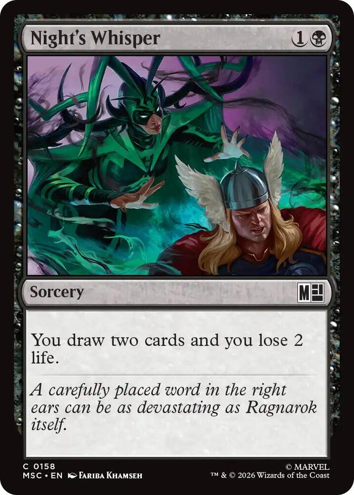 Night's Whisper (158) [Marvel Super Heroes Commander]