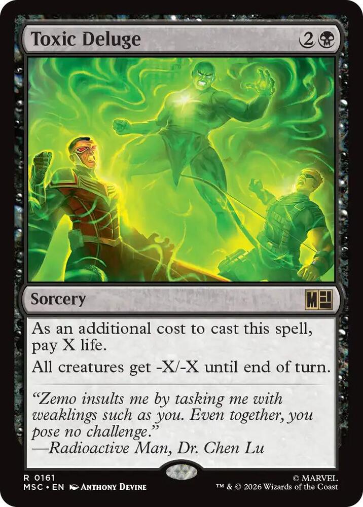 Toxic Deluge (161) [Marvel Super Heroes Commander]