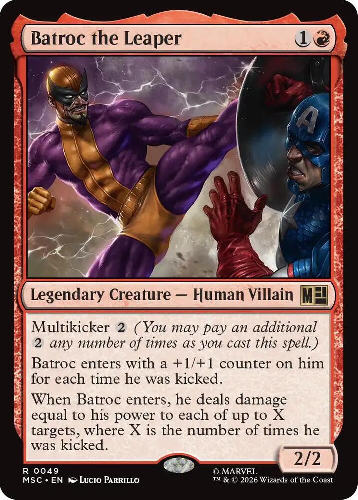 Batroc the Leaper (Surge Foil) (49) [Marvel Super Heroes Commander]