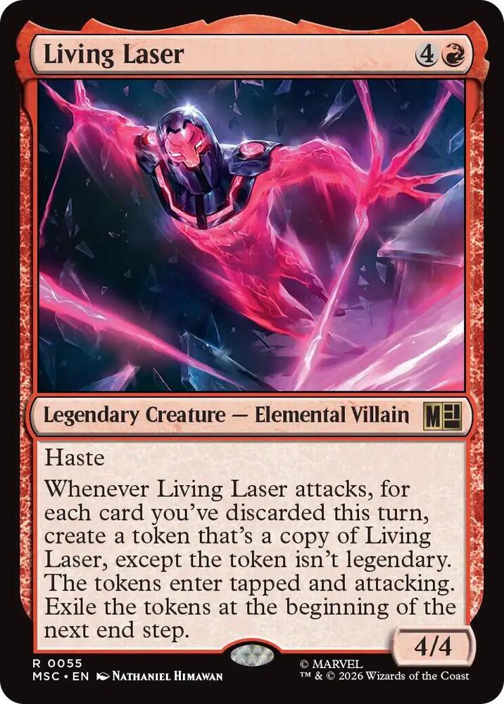 Living Laser (55) [Marvel Super Heroes Commander]