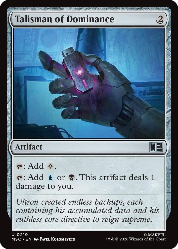 Talisman of Dominance (Surge Foil) (219) [Marvel Super Heroes Commander]