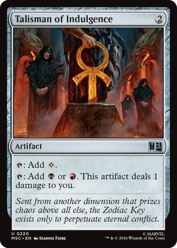 Talisman of Indulgence (Surge Foil) (220) [Marvel Super Heroes Commander]