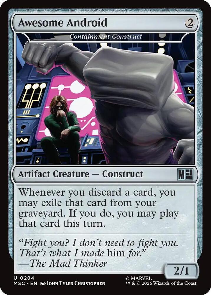 Awesome Android - Containment Construct (Surge Foil) (284) [Marvel Super Heroes Commander]