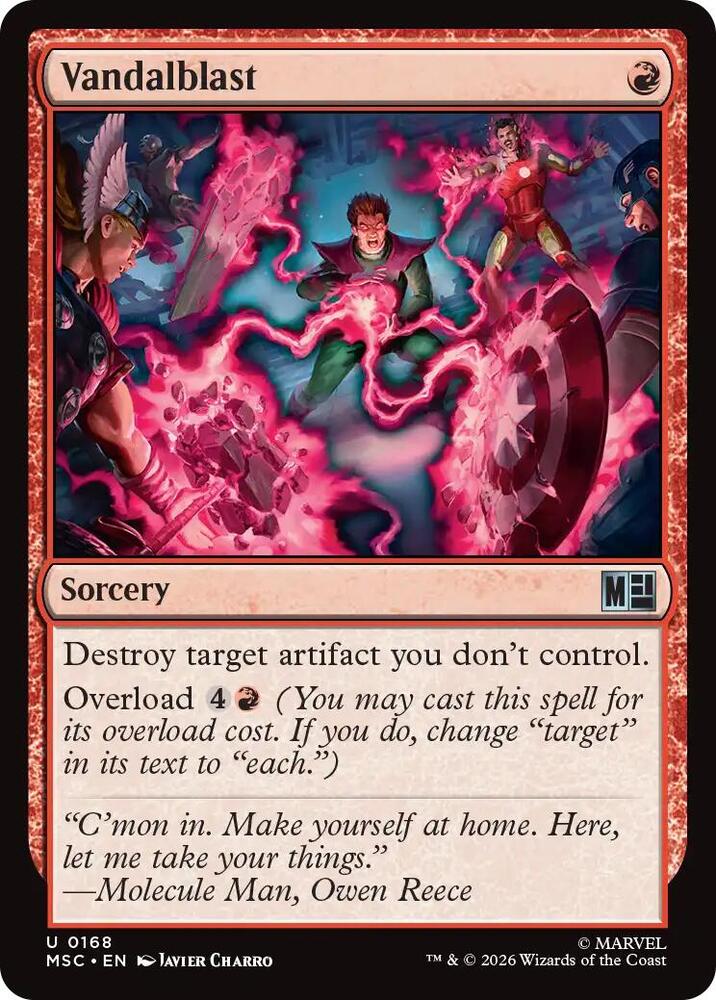 Vandalblast (Surge Foil) (168) [Marvel Super Heroes Commander]