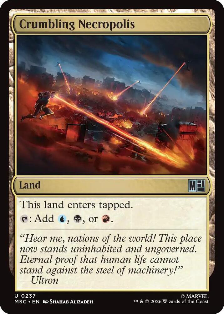Crumbling Necropolis (Surge Foil) (237) [Marvel Super Heroes Commander]