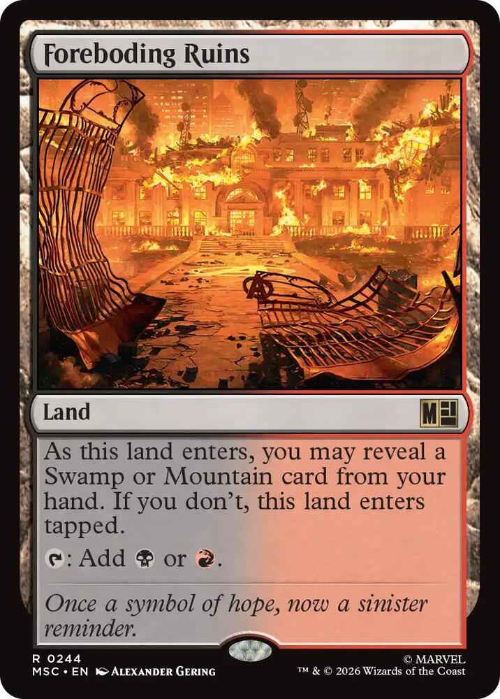 Foreboding Ruins (244) [Marvel Super Heroes Commander]