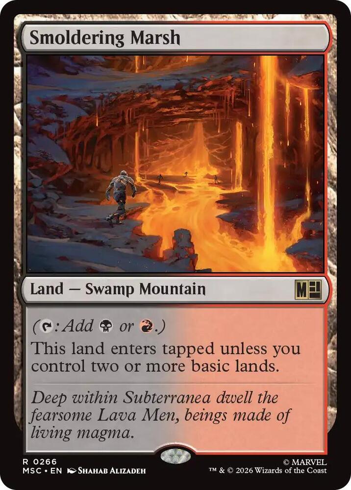 Smoldering Marsh (266) [Marvel Super Heroes Commander]