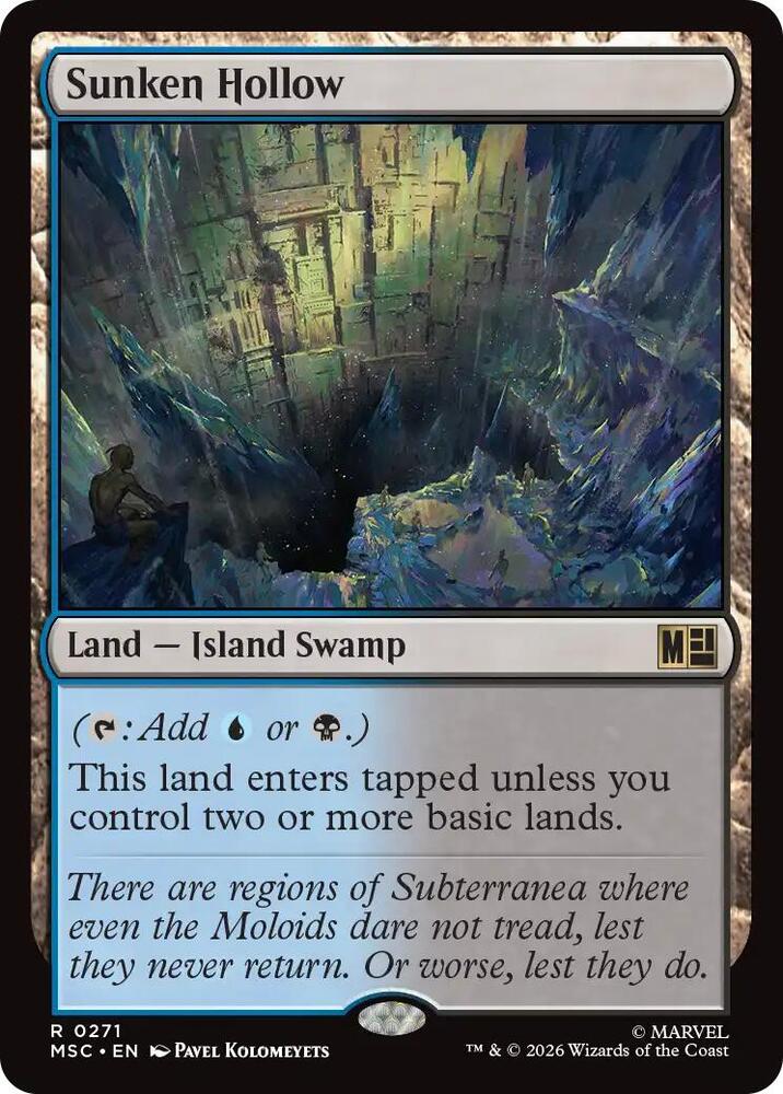 Sunken Hollow (Surge Foil) (271) [Marvel Super Heroes Commander]