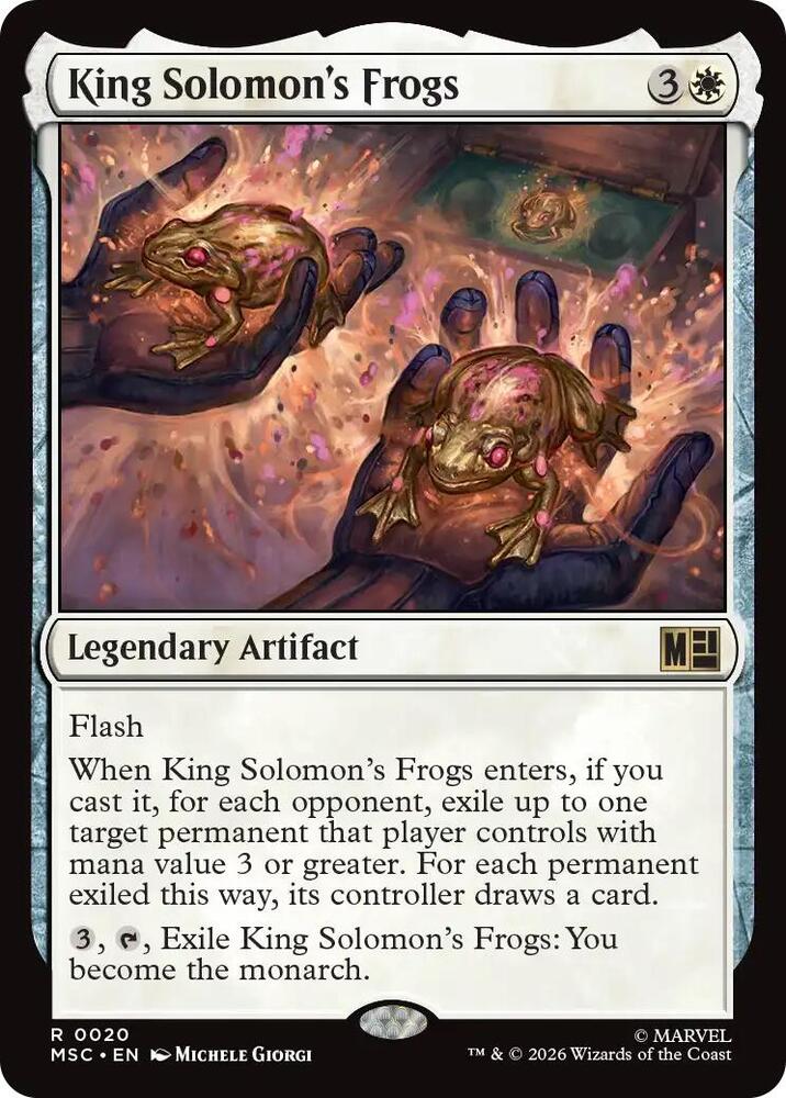 King Solomon's Frogs (20) [Marvel Super Heroes Commander]