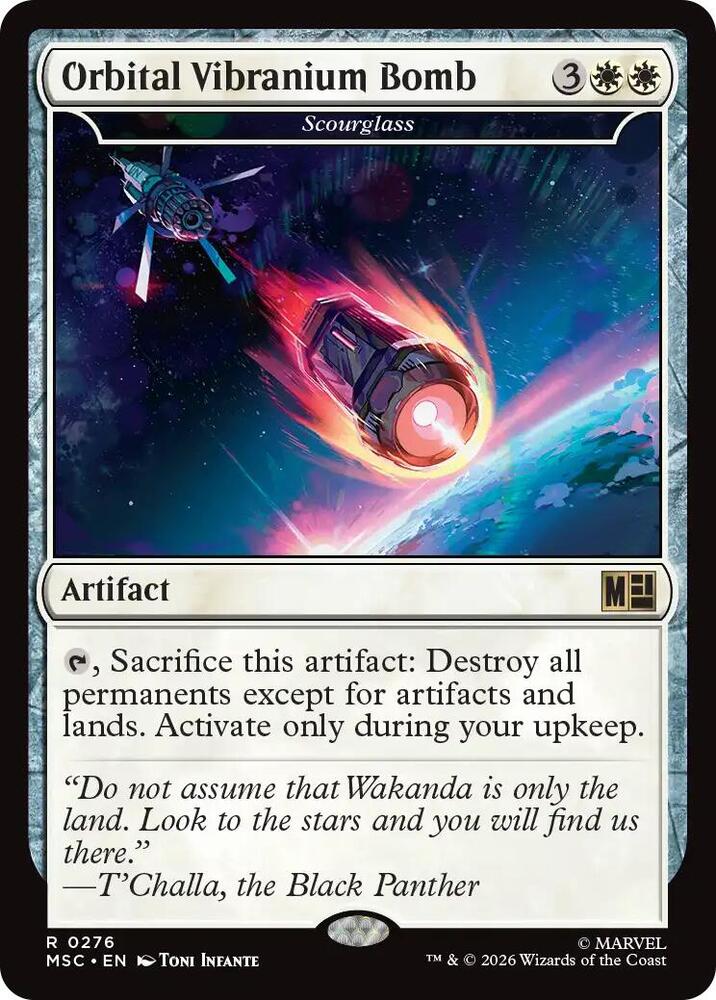 Orbital Vibranium Bomb - Scourglass (276) [Marvel Super Heroes Commander]