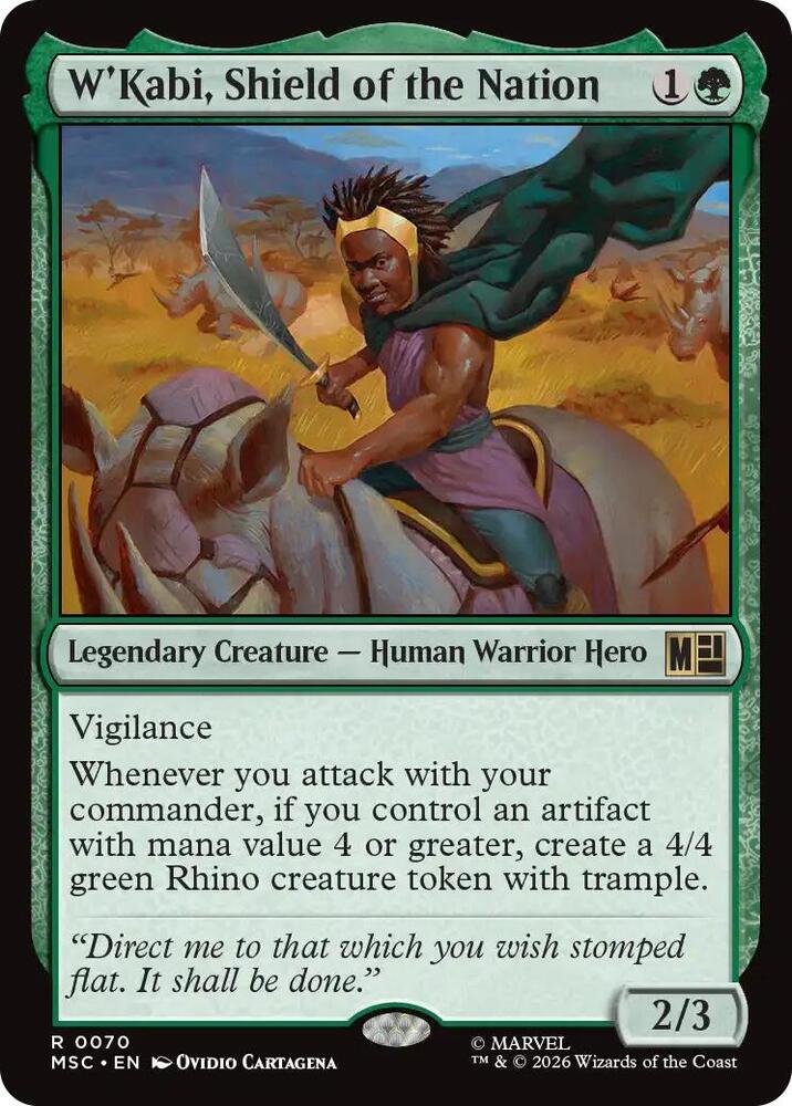 W'Kabi, Shield of the Nation (70) [Marvel Super Heroes Commander]