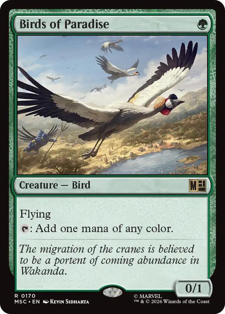 Birds of Paradise (170) [Marvel Super Heroes Commander]