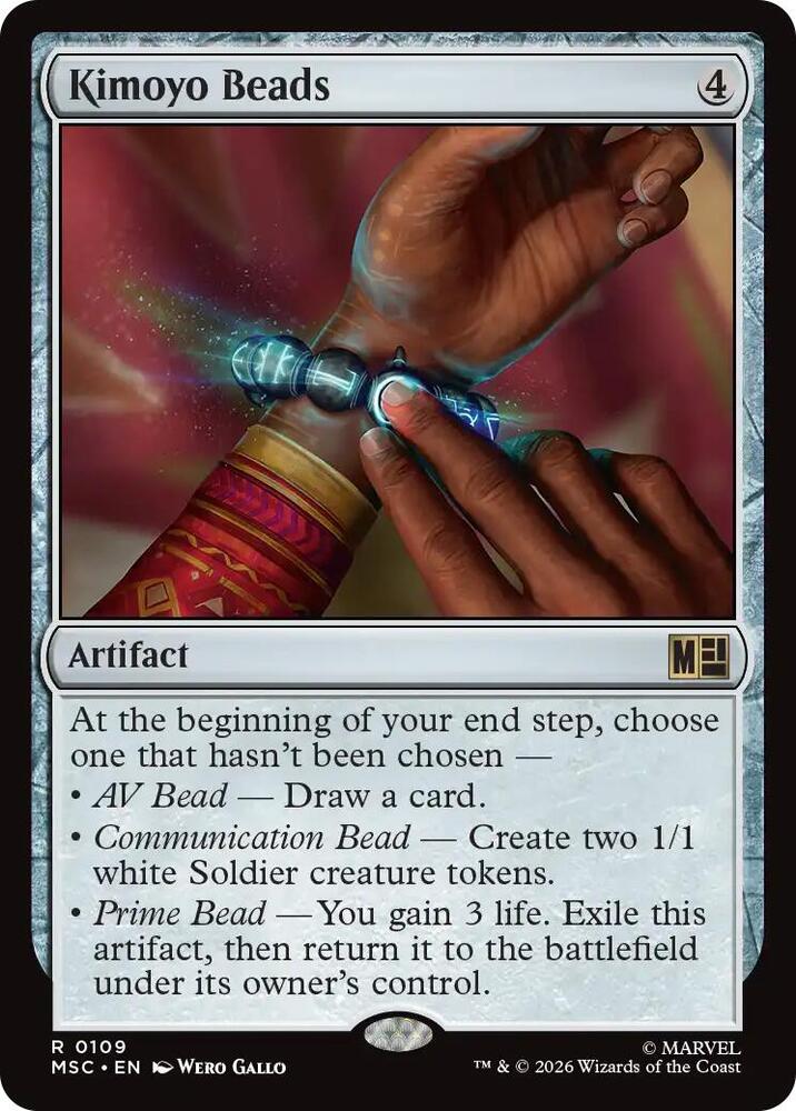 Kimoyo Beads (109) [Marvel Super Heroes Commander]