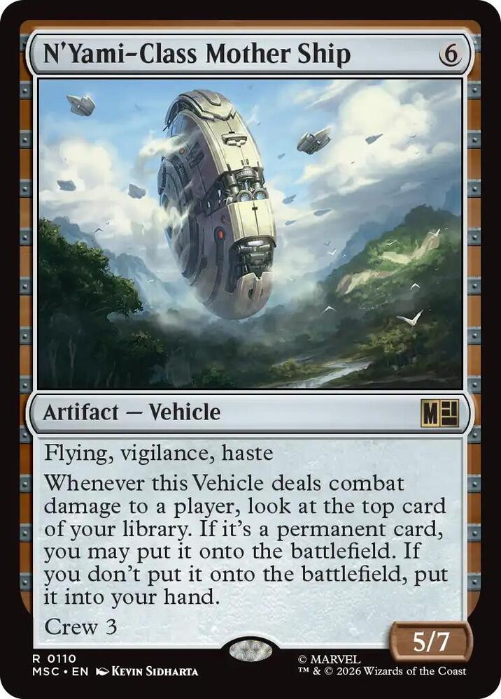 N'Yami-Class Mother Ship (110) [Marvel Super Heroes Commander]