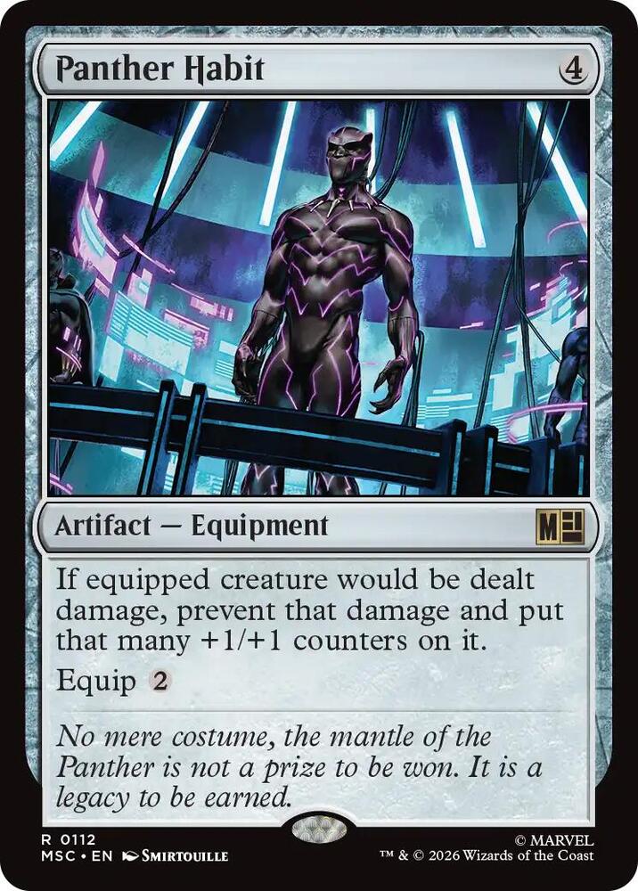 Panther Habit (112) [Marvel Super Heroes Commander]