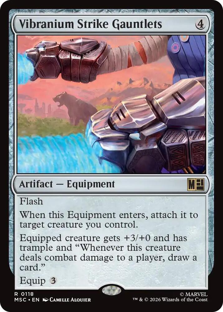 Vibranium Strike Gauntlets (118) [Marvel Super Heroes Commander]