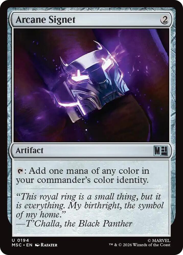 Arcane Signet (0194) [Marvel Super Heroes Commander]