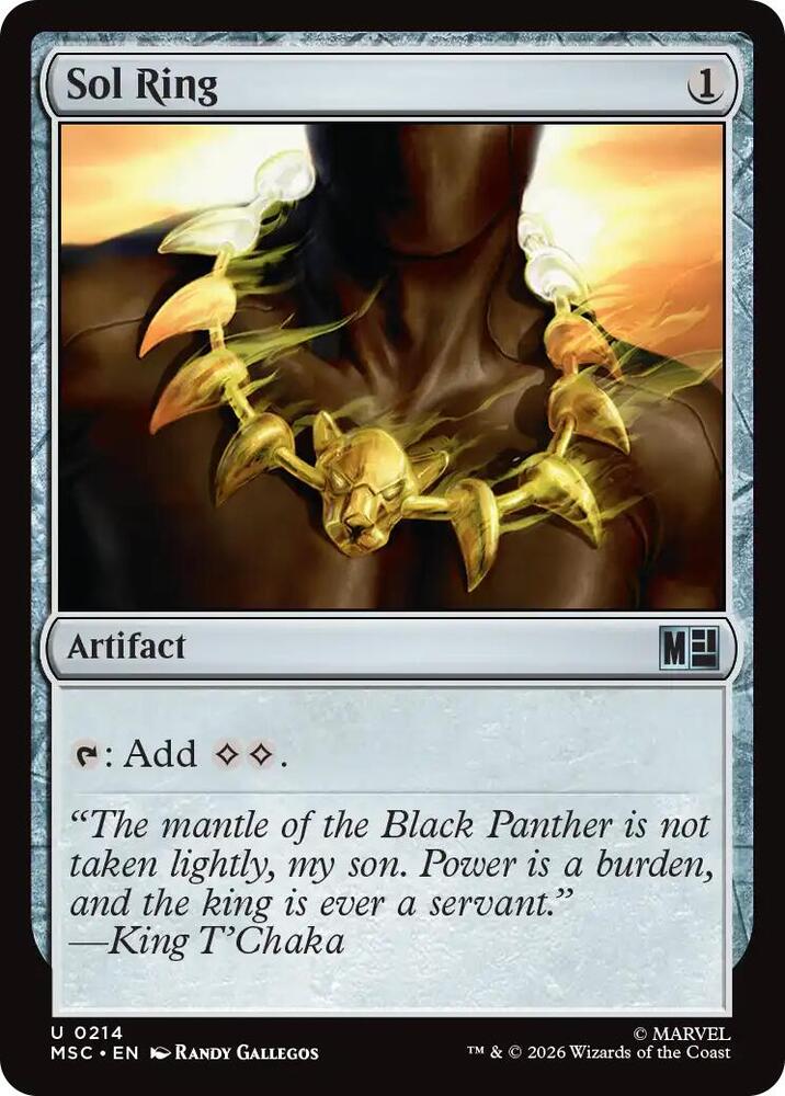 Sol Ring (0214) [Marvel Super Heroes Commander]