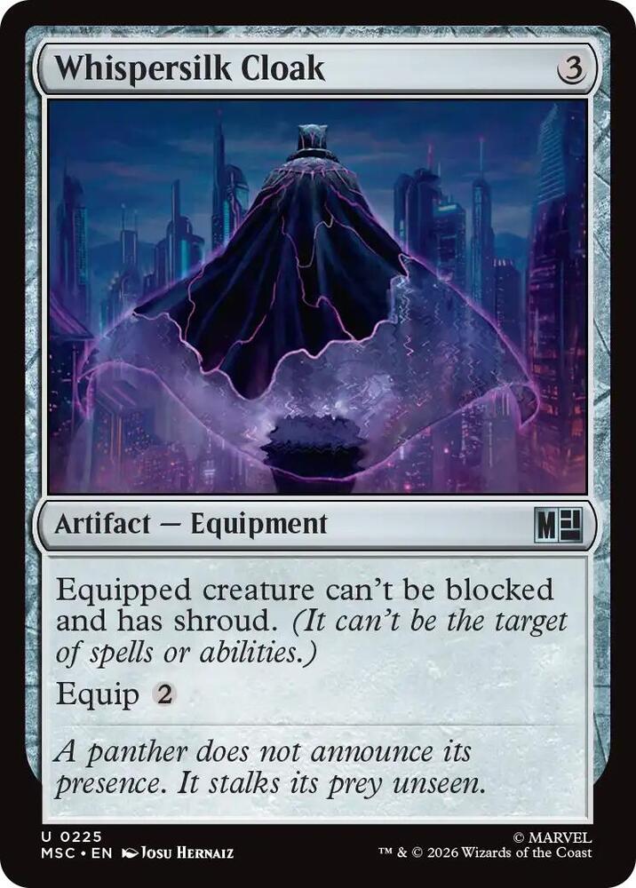 Whispersilk Cloak (225) [Marvel Super Heroes Commander]
