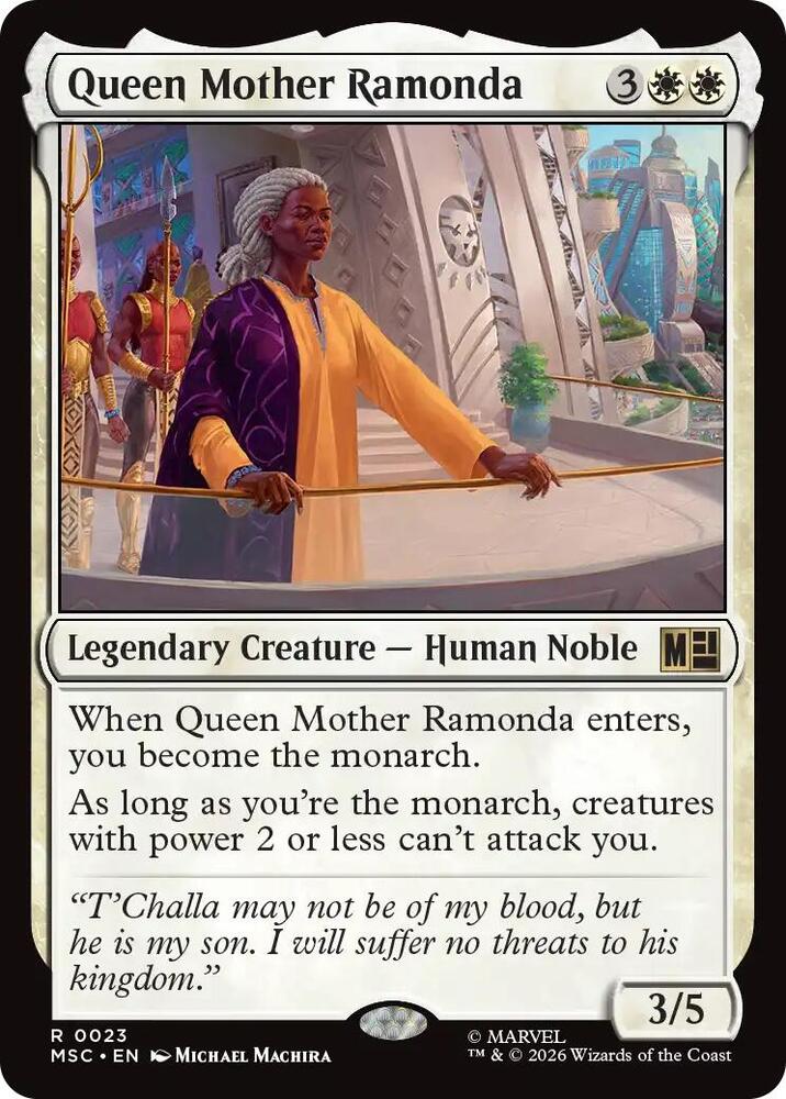 Queen Mother Ramonda (Surge Foil) (23) [Marvel Super Heroes Commander]