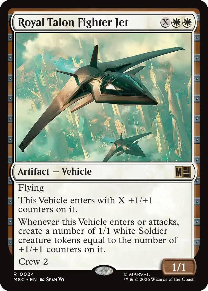 Royal Talon Fighter Jet (Surge Foil) (24) [Marvel Super Heroes Commander]