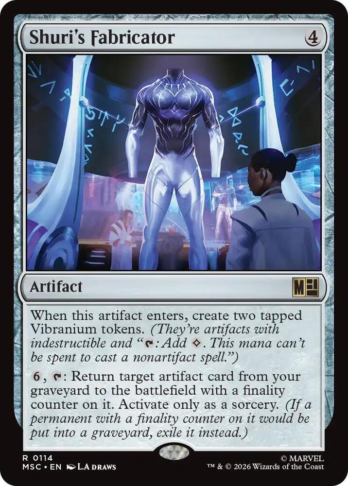 Shuri's Fabricator (Surge Foil) (114) [Marvel Super Heroes Commander]