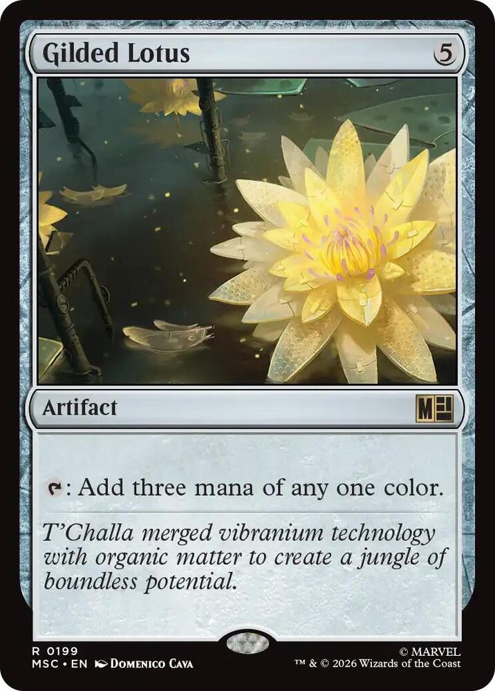 Gilded Lotus (Surge Foil) (199) [Marvel Super Heroes Commander]
