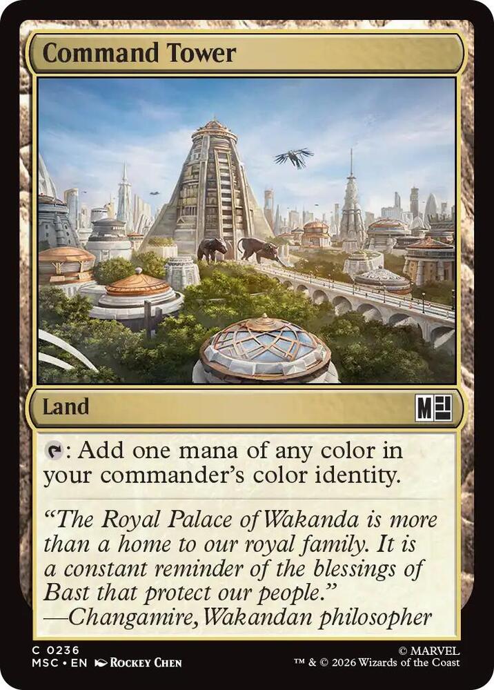 Command Tower (0236) (Surge Foil) [Marvel Super Heroes Commander]